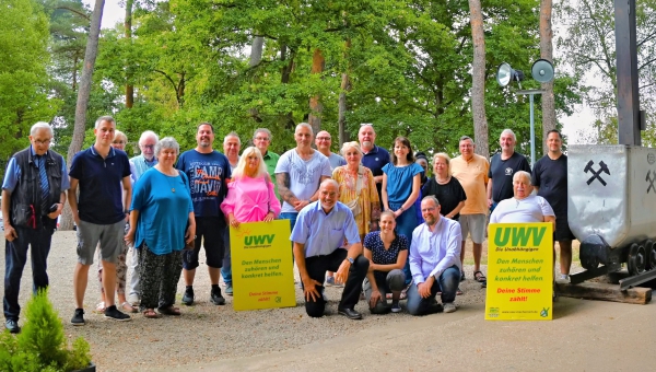 Mitglieder der UWV Mechernich bei der Mitgliederversammlung am 16. Juli 2026 im Bergbaumuseum Mechernich.